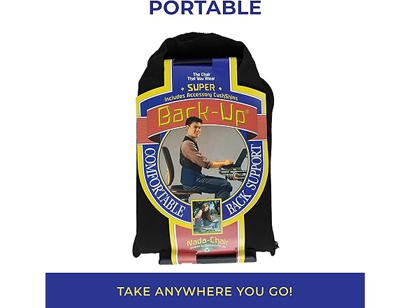 Nada-Chair Back-Up Back Support Posture Corrector