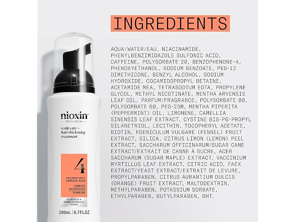 Nioxin System 4 Scalp + Hair Thick Leave on Trtmt
