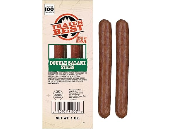 Trail'S Best Double Salami Stick (Pack of 20)
