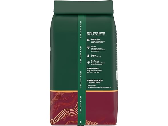 Starbucks Ground Coffee, Cinnamon Dolce, 11 oz.
