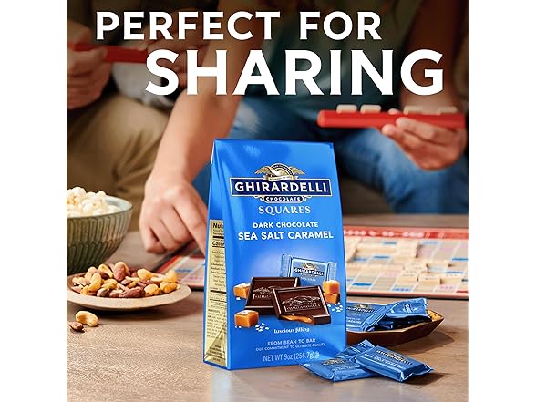 Ghirardelli Dark Choc Sea Salt Caramel
