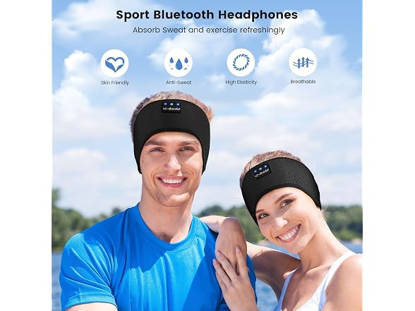 LC-dolida BT Headband Sleep Headphones
