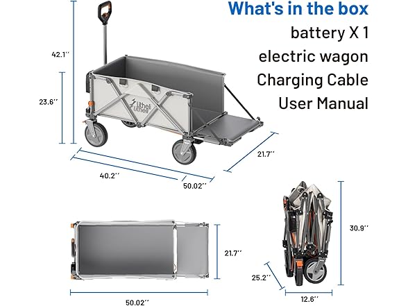 Litheli Electric Wagon Cart