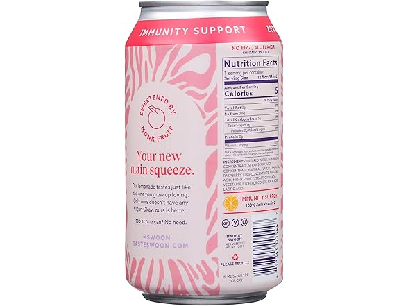 Swoon Pink Lemonade 12oz (1pk)