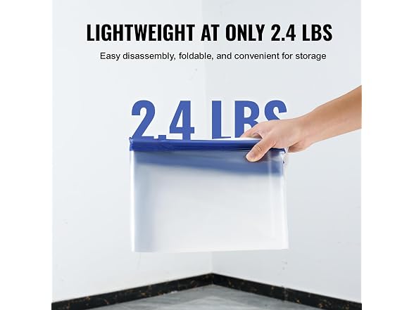 Dust Barrier, 7.5 x 4 ft Dust Barrier Door Kit