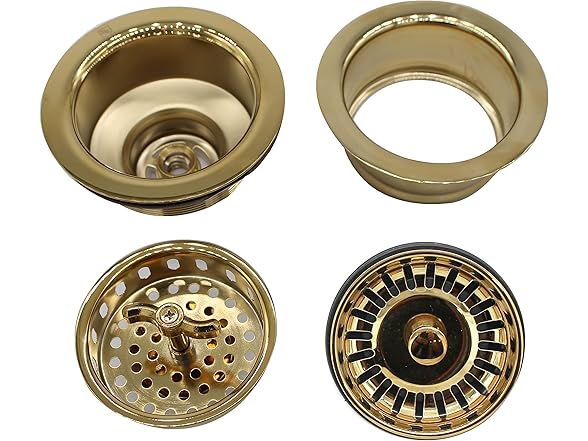 Westbrass CO2155S-01 Combo Pack Kitchen Sink Basket