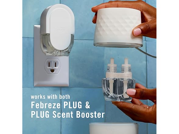 Febreze Plug Air Freshener Starter Kit Cinnamon
