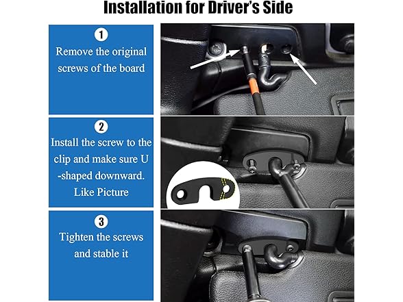 Sun Visor Repair Kit Upgrade Aluminum