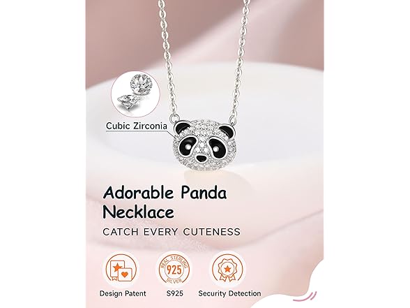 Just Being Silver Panda Charm