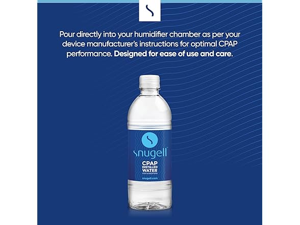Snugell Snugell CPAP Water12pk 16.9oz