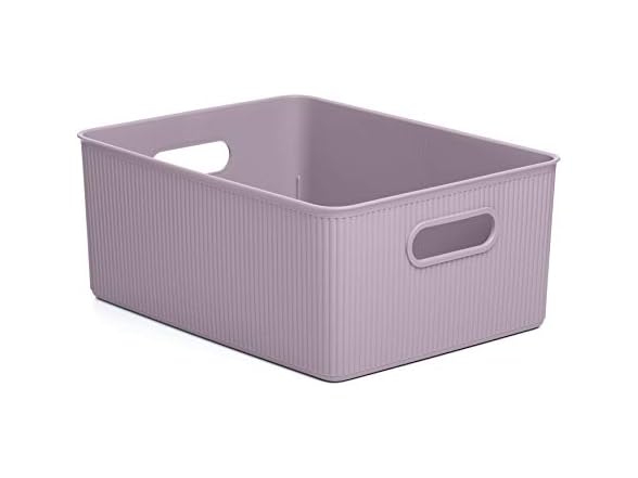 Tatay Baobab Multipurpose Large Storage Basket, Lilac