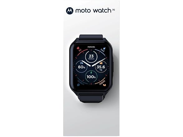 Motorola Moto Watch 70 1.69' Phantom