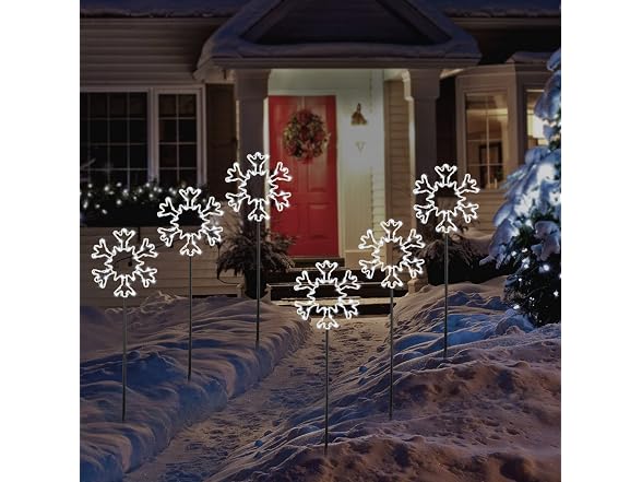 Brightown Snowflake Pathway Lights