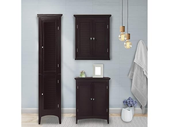 Teamson Home Glancy 63" Linen Storage Tower