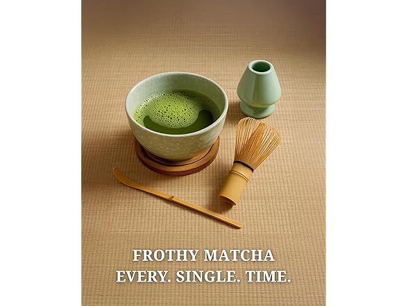 Matcha Bowl Set Japan Green Matcha Bowl