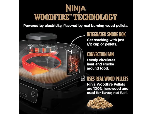 Ninja OG701 Woodfire 7-in-1 Grill
