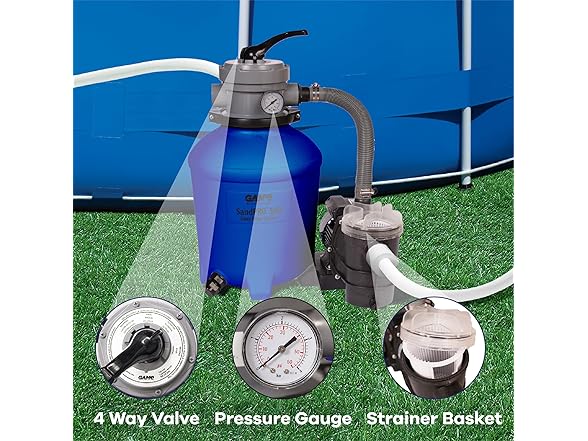 GAME Pool Filter 0.5HP Blue