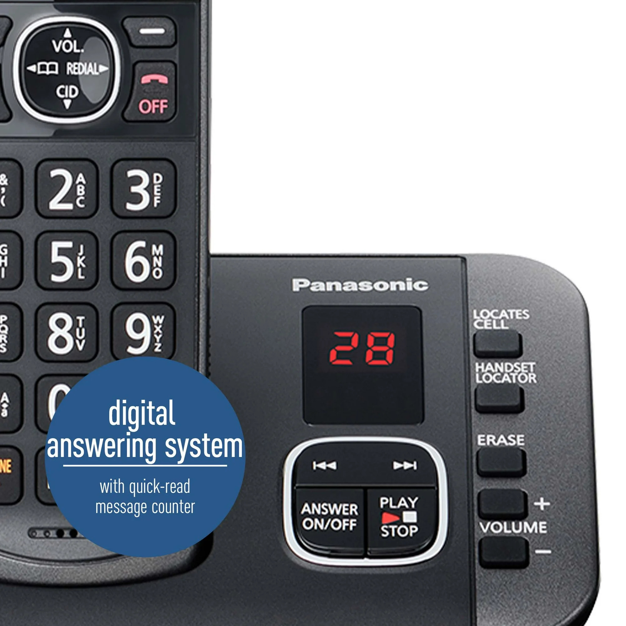 Panasonic KX-TG3833M Panasonic Handset Expandable C - Gallery 8