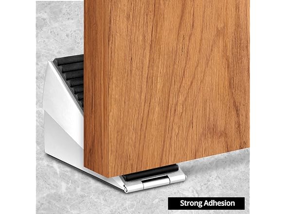 QWORK Adjustable Door Stopper Steel