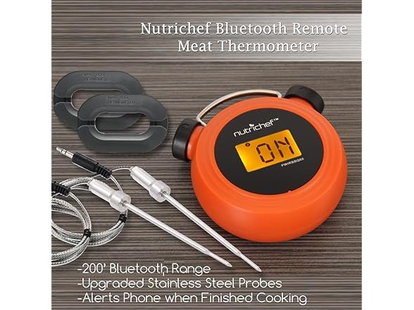NutriChef Bluetooth BBQ Thermometer