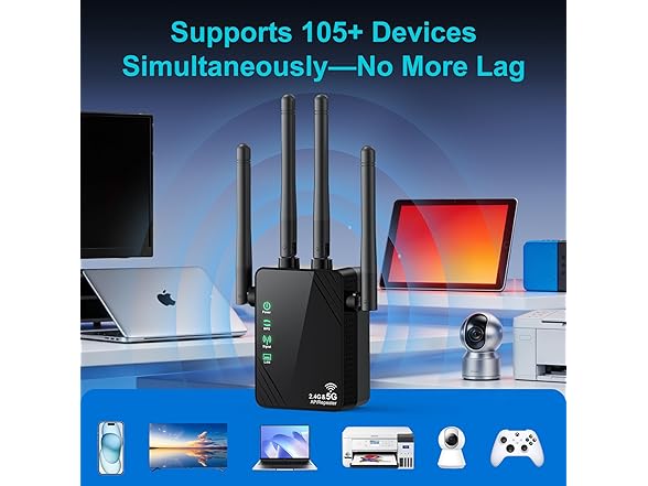Venrk WiFi Extender Signal Booster