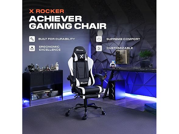 X Rocker Achiever PC Video Gaming Chair