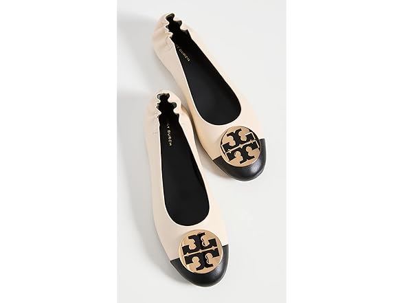 Tory Burch Claire Cap-Toe Ballet Flats