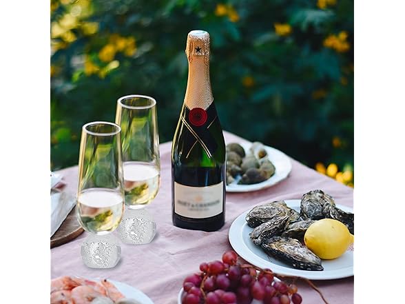 YLNNLC Crystal Lead-Free Champagne Flute