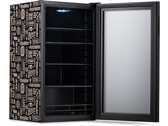 Newair Freestanding Beverage Beer Design Fridge - 126 Cans