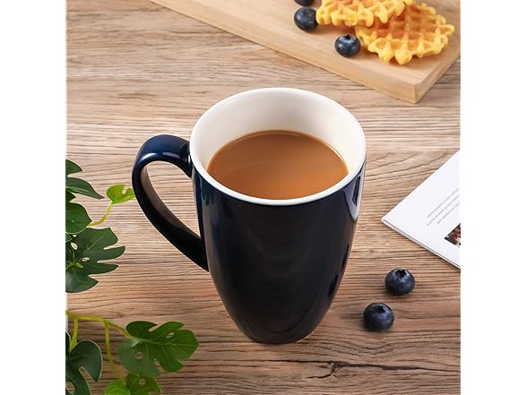 Vossfamul Tea Cup with Removable Infuser and Lid, 16 Oz 