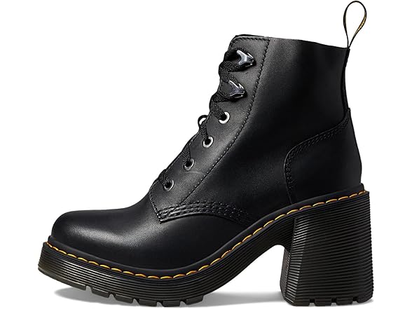 Dr. Martens Women's Jesy Boot, Black Sendal, 11 (Open Box)