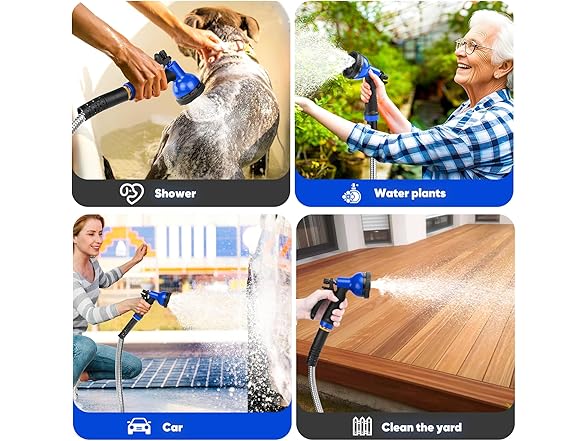 GAGALUGEC Stainless Steel Garden Hose | 50 ft