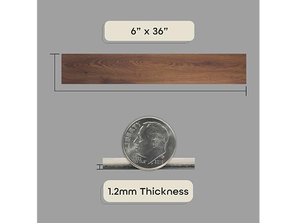 ACHIM Nexus Peel & Stick Vinyl Floor Tiles, 6