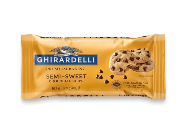 $3.99, Was $7.1493, 44% Off! Ghirardelli Baking Chips Semi Sweet 12oz dealfomo
