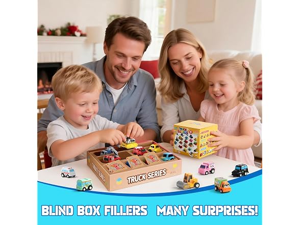 Fajiabao 18 PCS Toy Cars for Toddlers