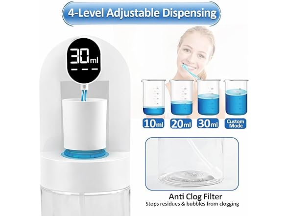 Mouthwash Dispenser for Bathroom