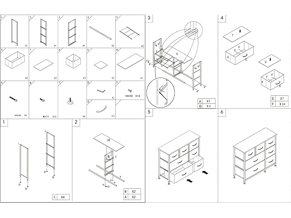 AZL1 Life Concept Dresser Storage Organizer - Your Choice