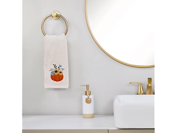 SKL Home Pumpkin Bouquet Hand Towel Set-2pc