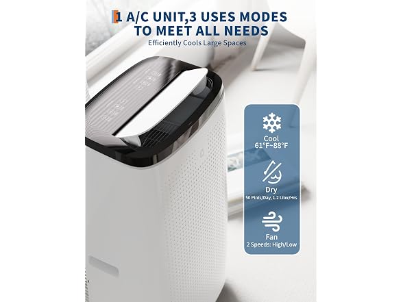 GarveeTech 144YC5LMXAC 14000 BTU AC 600-750sqft