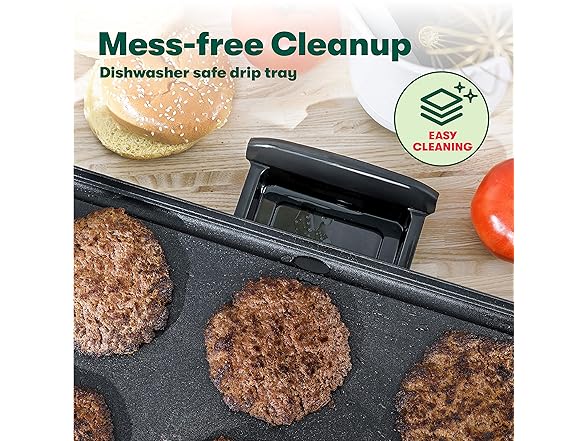 bella Electric Griddle with Warming Tray 