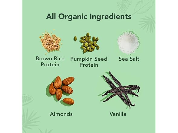 Aloha Organic Vanilla Almond Crunch Bar 12 Count