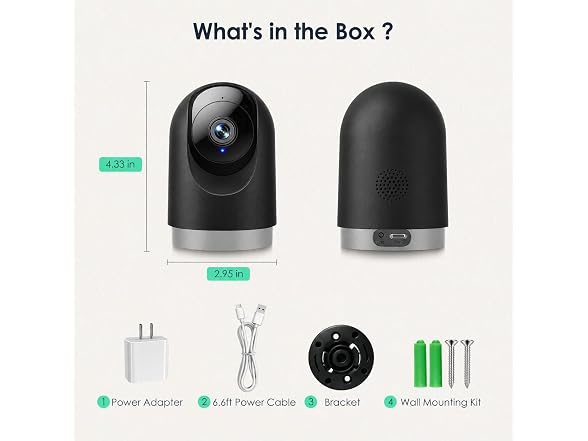 YOTON 2K Indoor Security Camera WiFi