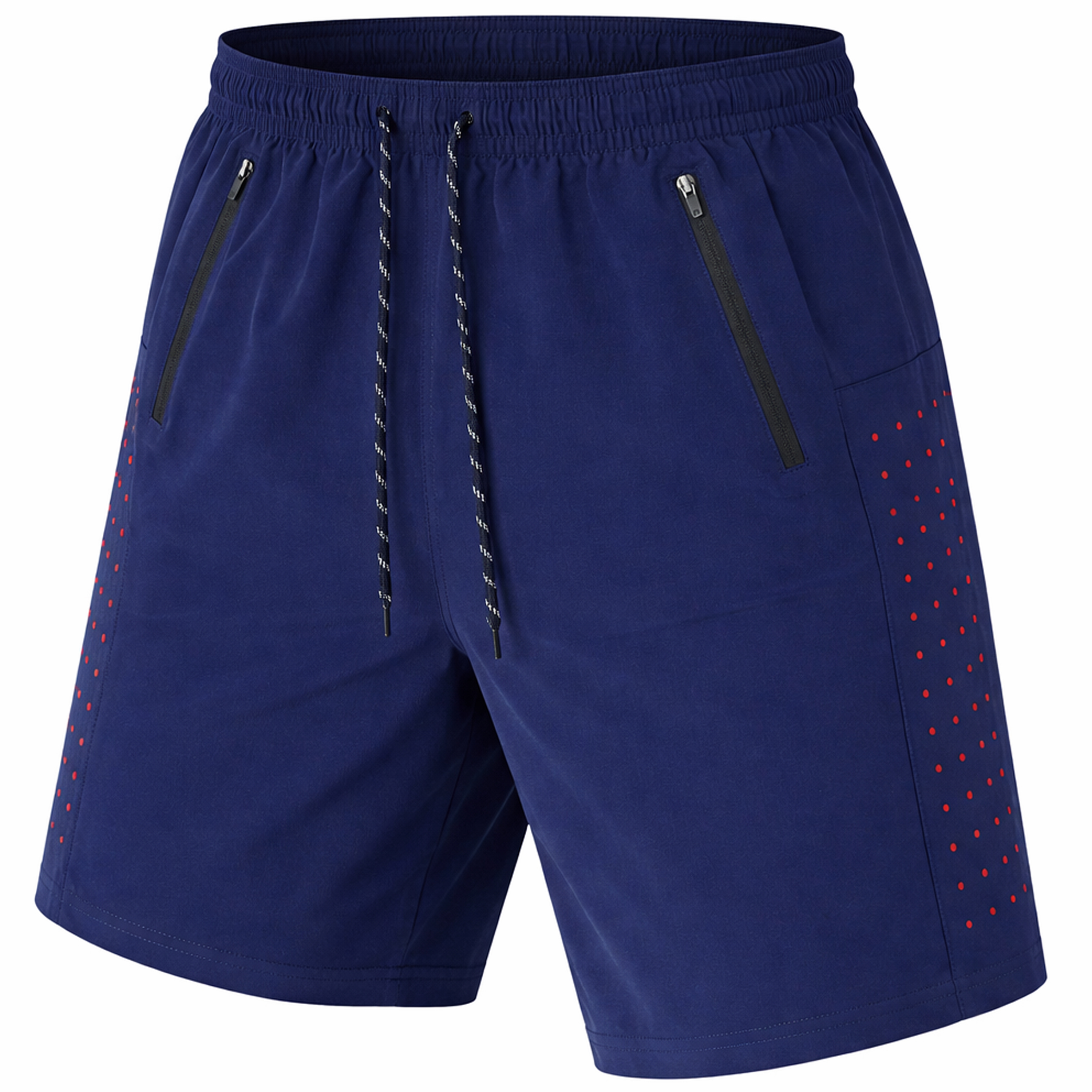 Mens Training Shorts w/ Dotted Trim (S-2XL) - Gallery 34