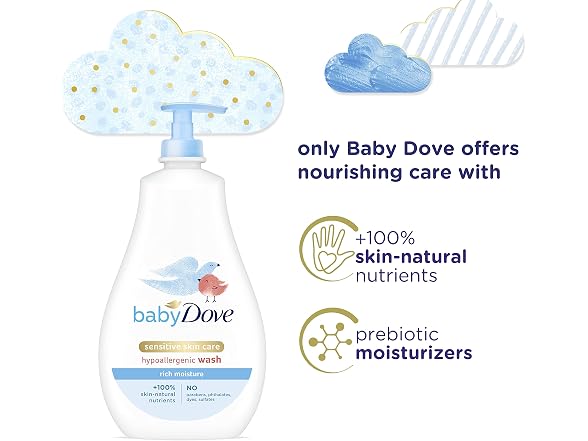 Baby Dove Sensitive Skin Care Baby Wash Baby Bath