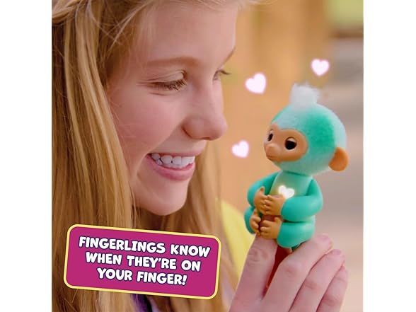Fingerlings NEW Interactive Baby Monkey