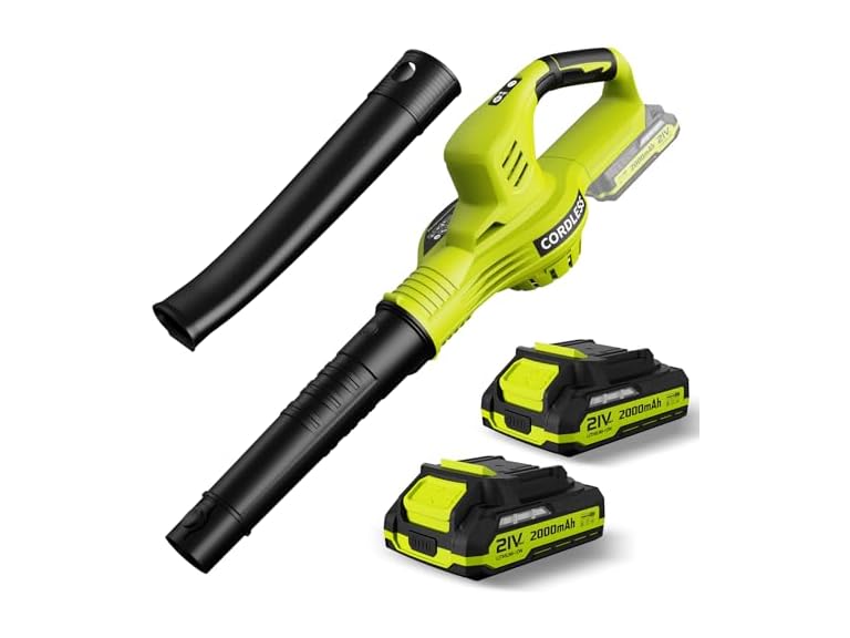 Cordless Leaf Blower Green