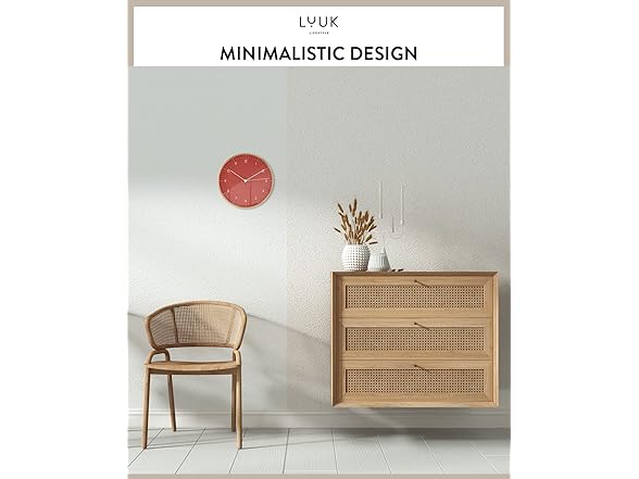 LUUK LIFESTYLE Modern Wall Clock