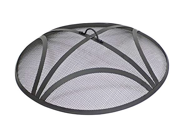 Reinforced Steel Mesh Fire Pit Spark Screen