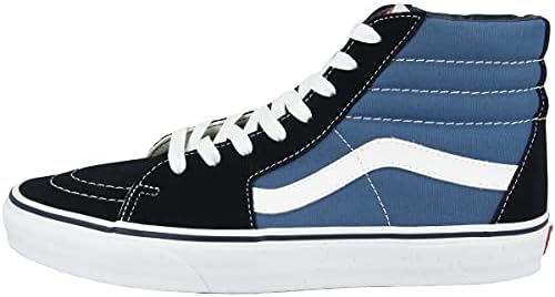 Vans Sk8 High Top Skate Shoe Unisex,  Navy, 10.5 Men / 12 Women