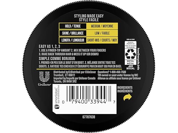 AXE Messy Look Hair Paste Flexible 2.64 oz
